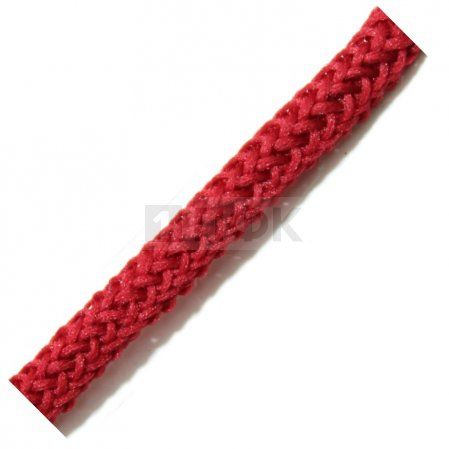 Шнур для одежды 10мм 100% П/Э цв красный (уп 100м/1000м)