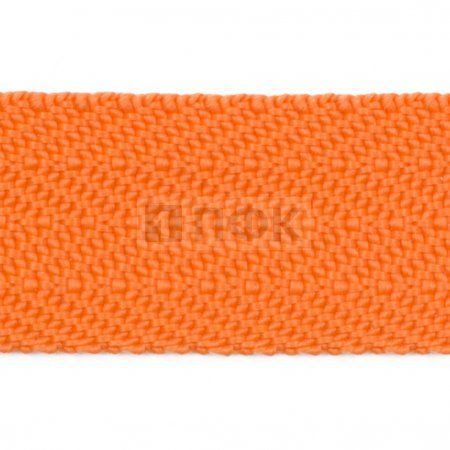 Стропа текстильная (лента ременная) 40мм 13 гр/м цв 110 оранжевый (рул 50м/уп 3000м)
