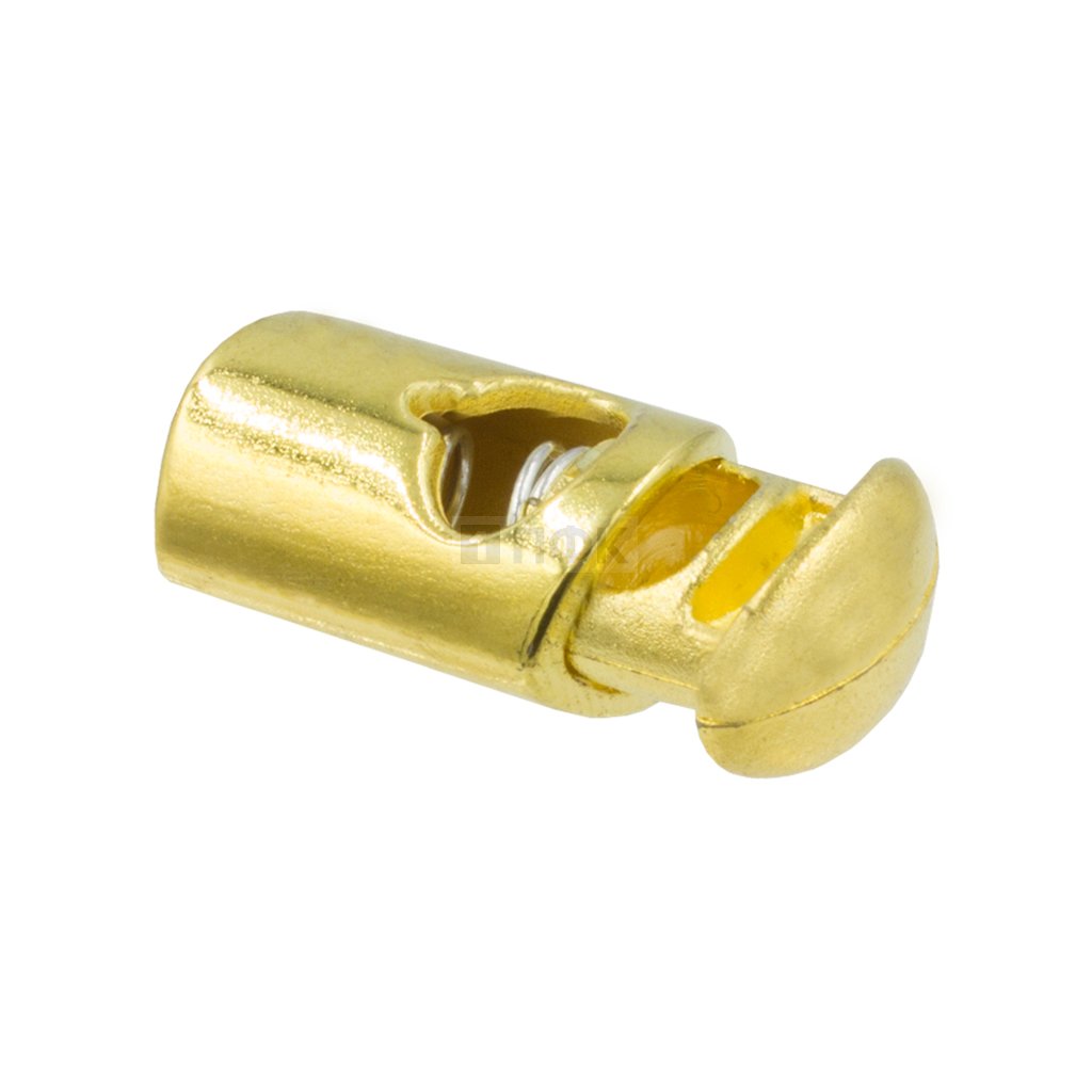 Фиксатор для шнура пластик 8390 цв золото (уп 500шт)