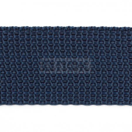 Стропа текстильная (лента ременная) 35мм 13 гр/м цв 400 синий тем (рул 50м/уп 3000м)