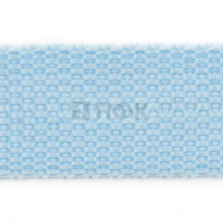 Стропа текстильная (лента ременная) 35мм 13 гр/м цв 430 голубой (рул 50м/уп 3000м)