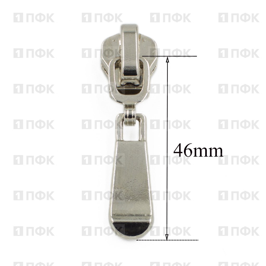 Бегунок металл тип 8 автомат М-41 цв никель (уп 500шт/5000шт)