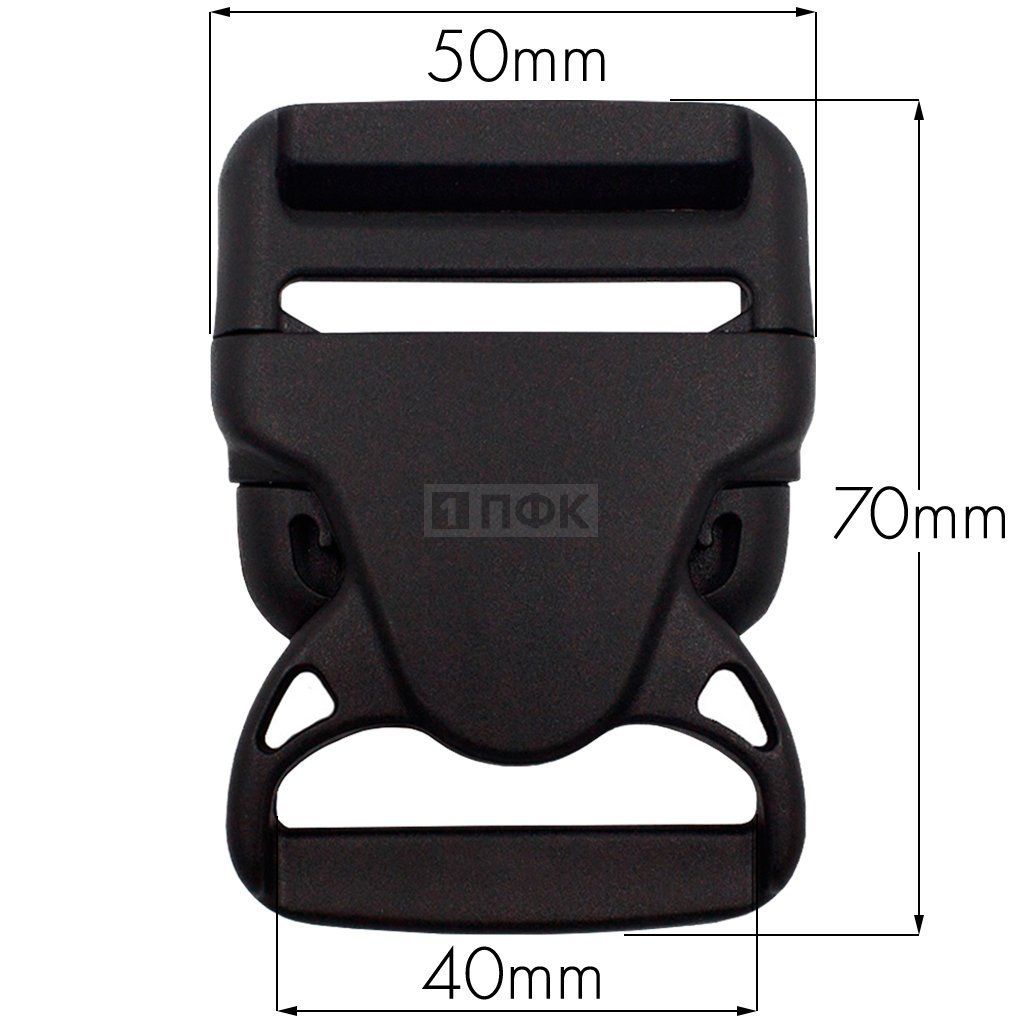 Фастекс НФ-40 (защелка-трезубец) ПФЛ 40мм цв черный (уп 1000шт) — ПФКР Фастекс НФ-40 (защелка-трезубец) ПФЛ 40мм цв черный (уп 1000шт)