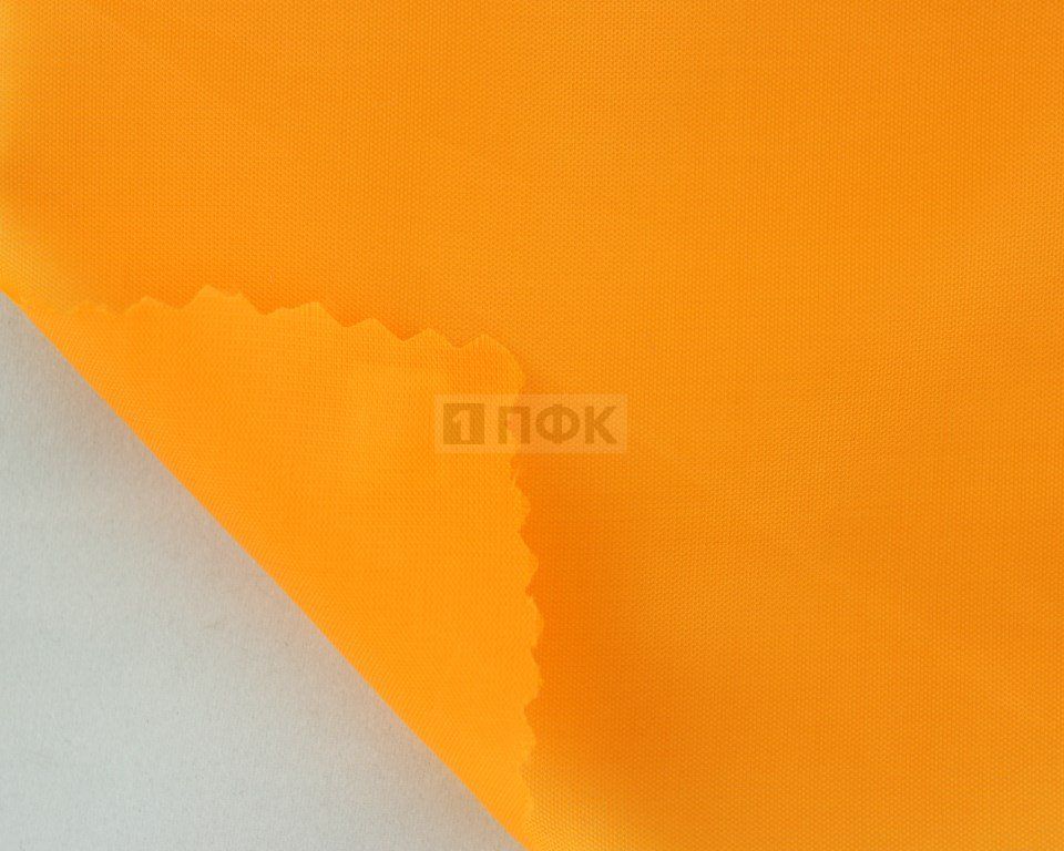 Ткань подкладочная 190Т 100%ПЭ 53гр/м2 шир 150см цв S02 неон-оранжевый (рул 100м)
