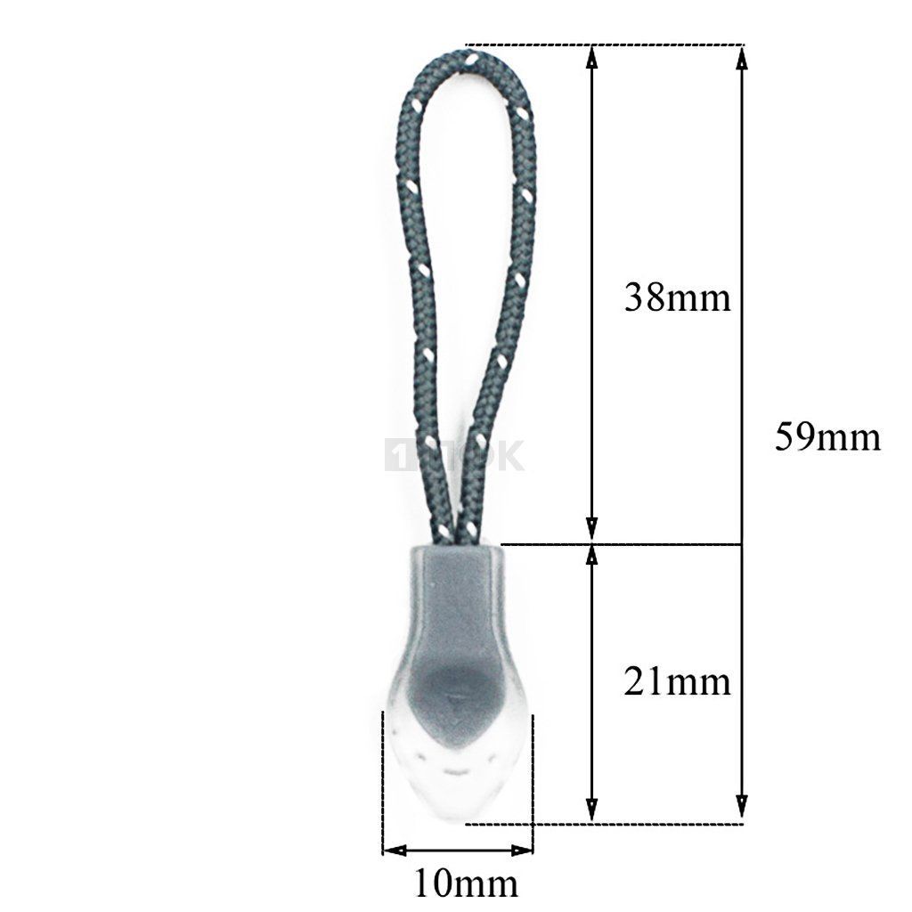 Пуллер для молнии №21 цвет 319 (уп 500шт/10000шт)