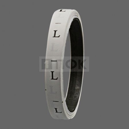 Размерная лента 1*2,5см арт.С14 (рул.270шт)  "L" (упак 20шт/кор 1000шт)