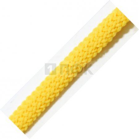 Шнур для одежды 15мм 100% П/Э цв желтый (уп 100м/1000м)