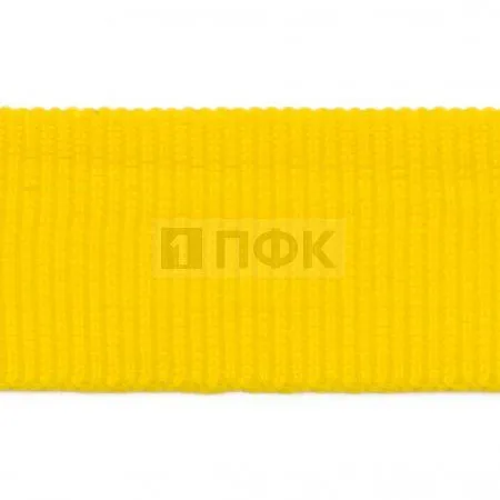 Стропа текстильная (лента ременная) 18мм 5 гр/м цв 100 желтый (рул 50м/уп 3000м)