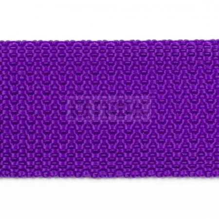 Стропа текстильная (лента ременная) 35мм 13 гр/м цв 700 фиолетовый (рул 50м/уп 3000м)