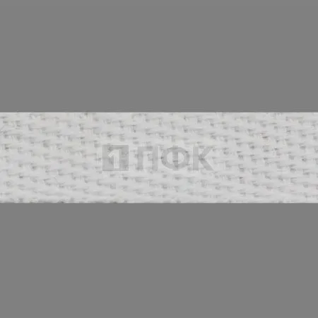 Лента киперная 25мм цв белый отбеленный (рул 50м/2000м)