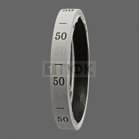 Размерная лента 1*2,5см арт.С14 (рул.270шт) "50" (упак 20шт/кор 1000шт) Размерная лента 1*2,5см арт.С14 (рул.270шт) "50" (упак 20шт/кор 1000шт)