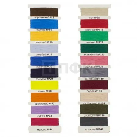 Резинка вязанная облегченная 08мм цв в ассортименте (уп 100м/3000м) басмы Резинка вязанная облегченная 08мм цв в ассортименте (уп 100м/3000м) басмы