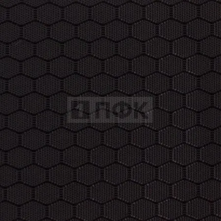 Ткань Oxford 300D PU1000 155гр/м2 Соты шир 150см цв 901 черный (рул 100м) Ткань Oxford 300D PU1000 155гр/м2 Соты шир 150см цв 901 черный (рул 100м)