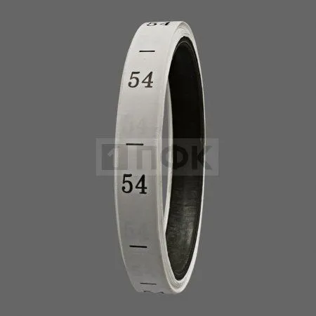 Размерная лента 1*2,5см арт.С14 (рул.270шт) "54" (упак 20шт/кор 1000шт) Размерная лента 1*2,5см арт.С14 (рул.270шт) "54" (упак 20шт/кор 1000шт)