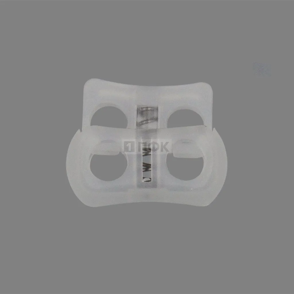 Фиксатор для шнура 104-Х ПП цв прозрачный (уп 1000шт)