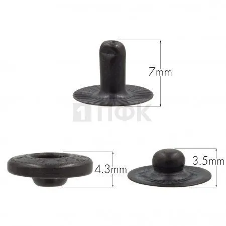 3 Части кнопки для одежды 12,5мм Альфа латунь цв оксид (уп 1440шт) NEW STAR 3 Части кнопки для одежды 12,5мм Альфа латунь цв оксид (уп 1440шт) NEW STAR