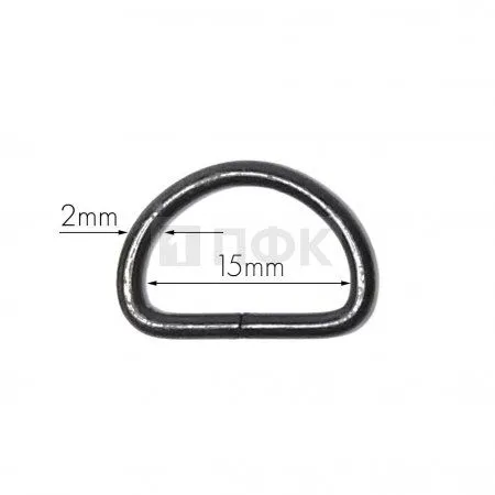 Полукольцо 15мм (толщ 2мм) цв оксид (уп 1000шт/10000шт) Полукольцо 15мм (толщ 2мм) цв оксид (уп 1000шт/10000шт)