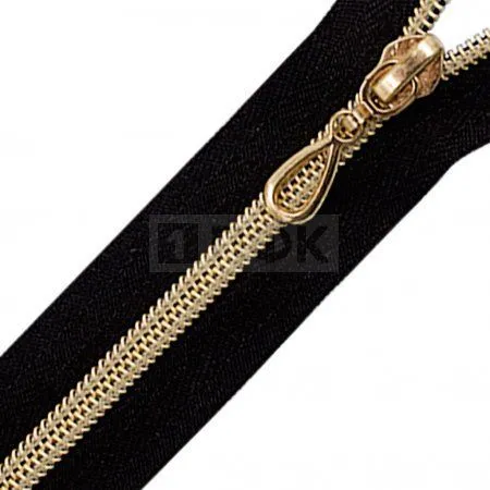 Молния спиральная (витая) тип 7 55см разъем цв 322 зв Rus Gold (уп 100шт) Молния спиральная (витая) тип 7 55см разъем цв 322 зв Rus Gold (уп 100шт)