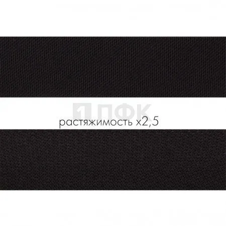 Резинка помочная мелкая 30мм 29,36 гр/м цв черный (уп 20м/200м) РБ