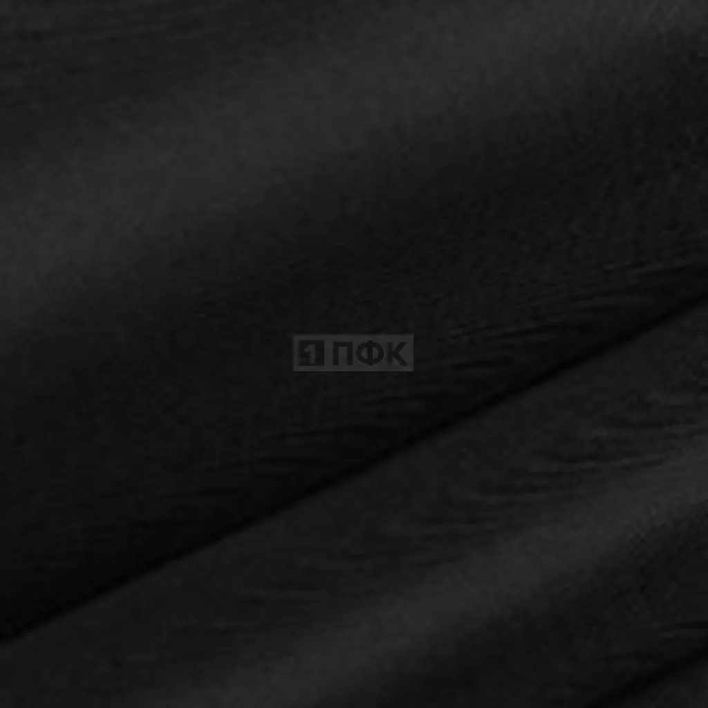 Ткань подкладочная 290Т 100%ПЭ 60гр/м2 шир 150см цв черный (рул 100м)