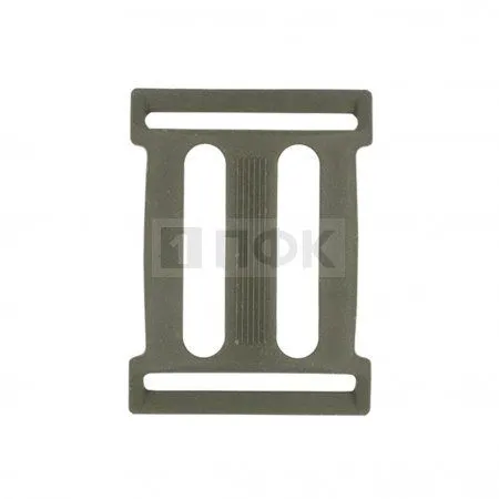 Пряжка четырехщелевая ЧЩ-25 ПП 25мм цв хаки (уп 1000шт/10000шт)